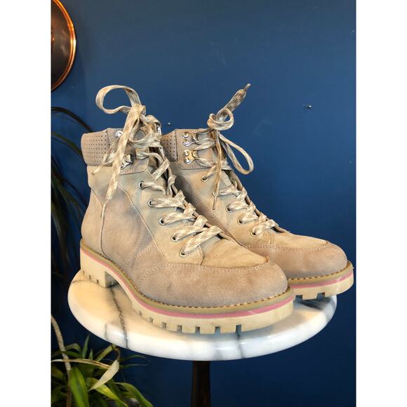 Sole Society Lace-Up Combat Boot Women's Size 8 - Picture 1 of 6